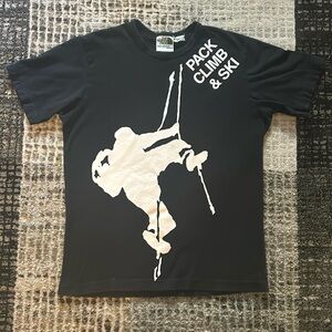 Junya Watanabe x TNF figure print tee